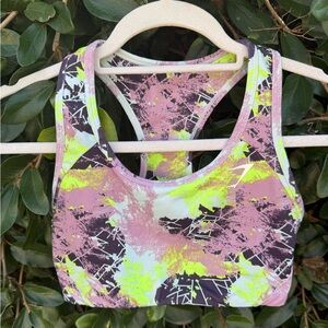 Gymshark - Abstract Neon Sports Bra